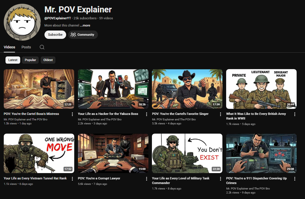 Mr. POV Explainer channel
